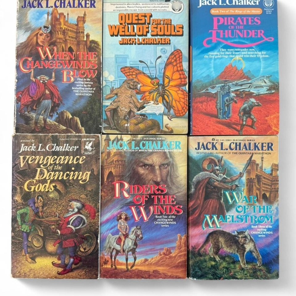 Jack L. Chalker The Kings of the Winds series book set